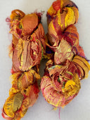 Sari Silk, PLAID YELLOW , 100grams, 50 yards for bows and other creative additions (Copy) - Decoupage Central