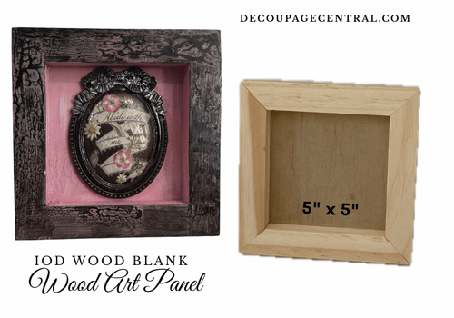 Square Wood Gallery Blank 5" x 5" - Decoupage Central