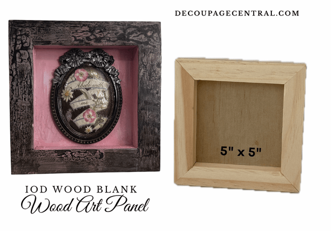 Square Wood Gallery Blank 5" x 5" - Decoupage Central