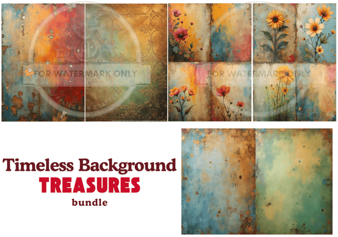 Timeless Background Treasures Bundle - Decoupage Central