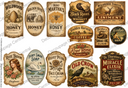 DIGITAL IMAGE: Old World Labels