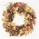 Wreath Pack 3, ITD Mini Decoupage Set: 5.8 inch/6 pages RSM 98 - Decoupage Central