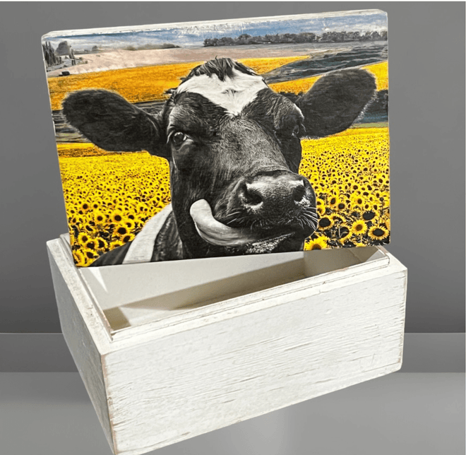 A4 Smell The Flowers Rice Paper DC096 - Decoupage Central